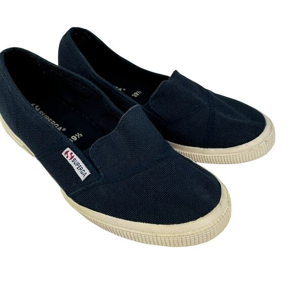 Superga Women's Navy Blue A Line Slide Slip On Casual Everyday Sneakers - Picture 7 of 11